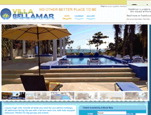 Tablet Screenshot of akumalvillasbellamar.com